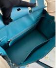 Сумка Hermes Birkin Blue 35 cm